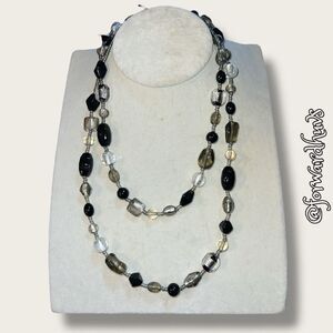 Bundle 3 for $15 | Lane Bryant Glass Bead Necklace on Silver Tone Chain